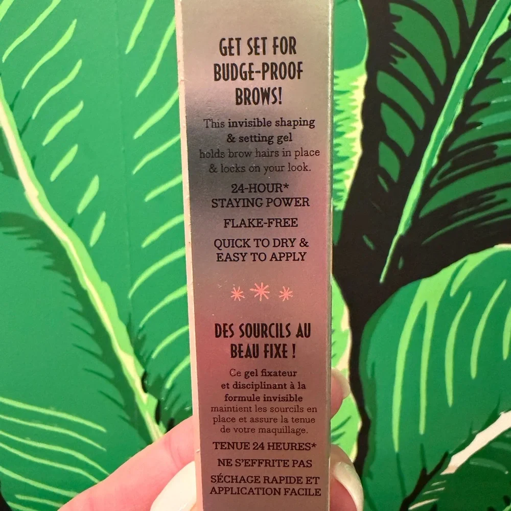 NWT Benefit 24-HR Brow Setter Clear Brow Gel Full Size 7mL